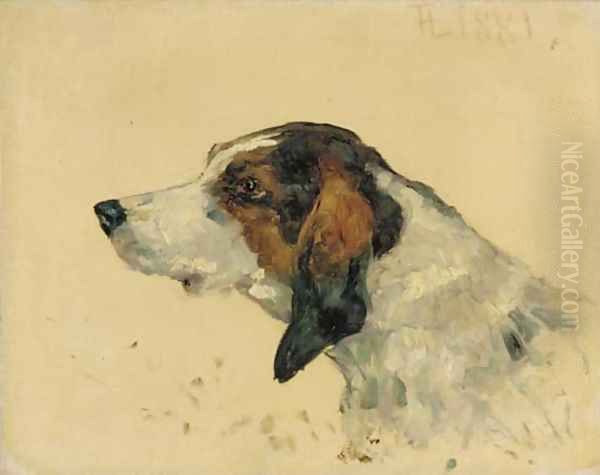 Chien de chasse Oil Painting by Henri De Toulouse-Lautrec