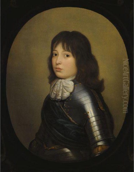 Portrait Of Prince Edward, Count Palatine Of Simmern(1625-1663) Oil Painting by Gerrit Van Honthorst