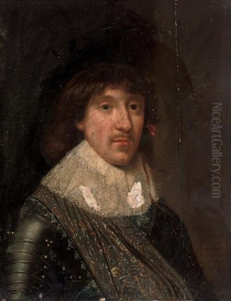 Portrait Of Christian, Duke Of Brunswick Oil Painting by Gerrit Van Honthorst