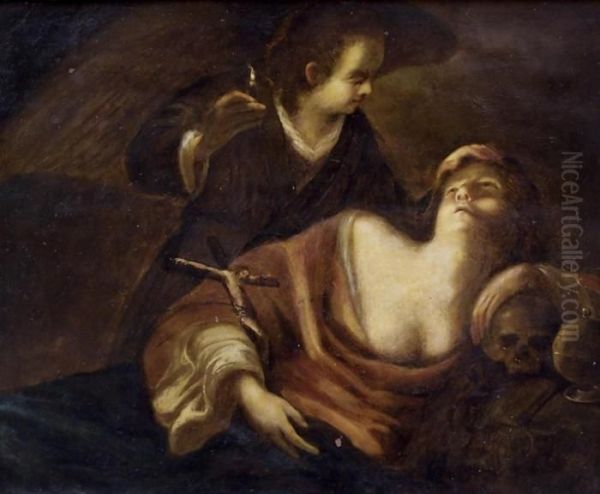 Die Busende Magdalena Oil Painting by Gerrit Van Honthorst