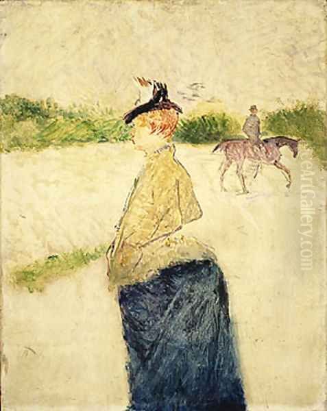 Eilie late 1890s Oil Painting by Henri De Toulouse-Lautrec