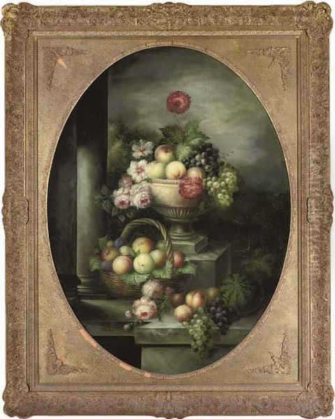 Still Life Oil Painting by Jan Van Huysum