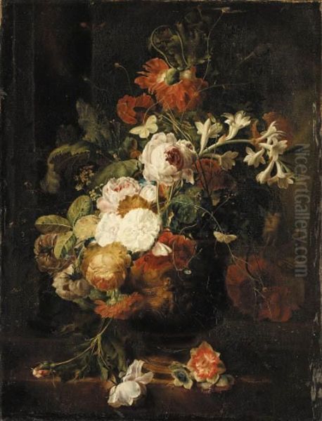 Huysum, J.
A Still Life Of Flowers In A Vase Oil Painting by Jan Van Huysum