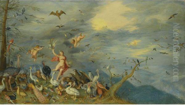 An Allegory Of Air Oil Painting by Jan van Kessel