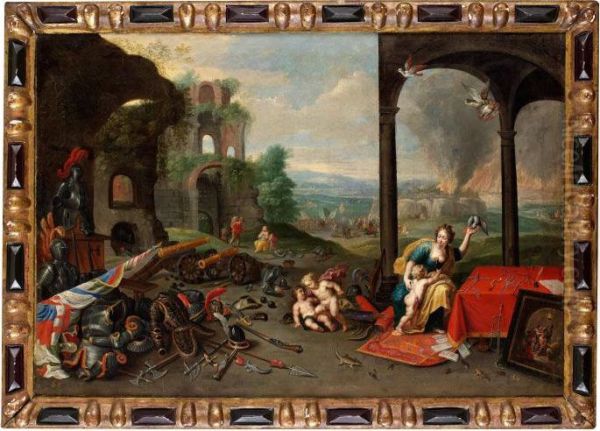 Allegori Over Kanseln Oil Painting by Jan van Kessel