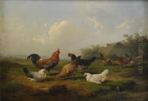 Pickande Honor Oil Painting by Cornelis van Leemputten