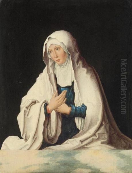 The Virgin Annunciate Oil Painting by Lucas Van Leyden