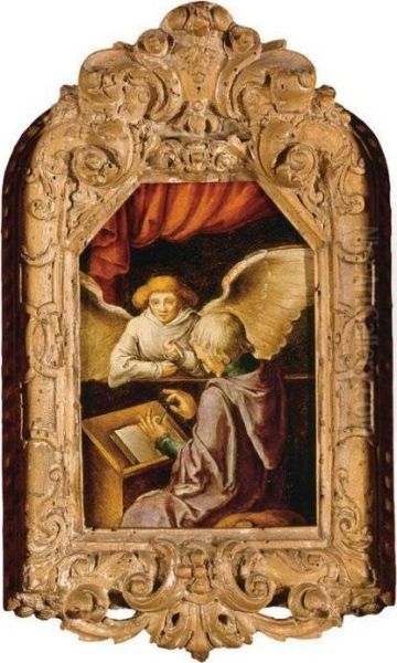 Saint Matthew The Evangelist Oil Painting by Lucas Van Leyden