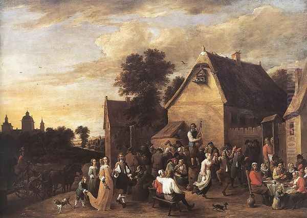 Flemish Kermess 1652 by David The Younger Teniers