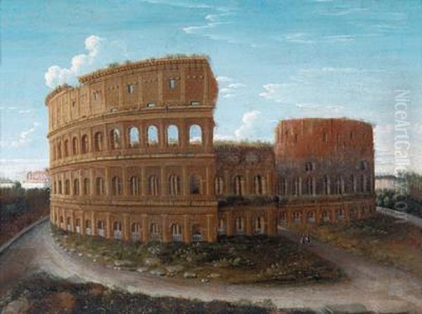 Il Colosseo Oil Painting by Hendrik Frans Van Lint