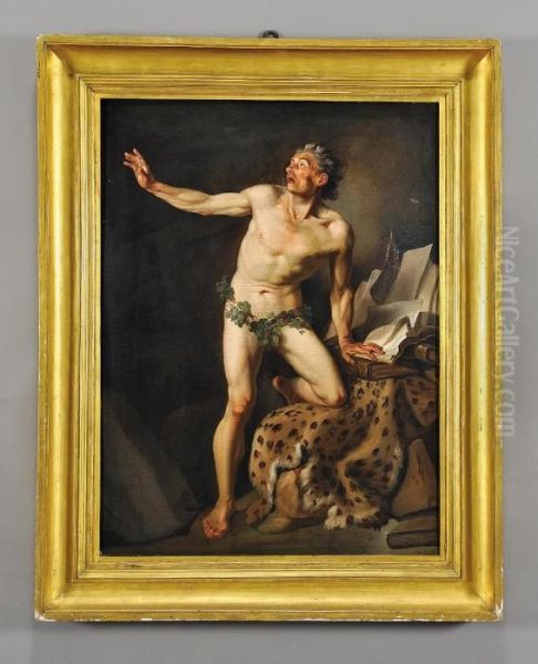 Nudo Accademico Oil Painting by Carle van Loo