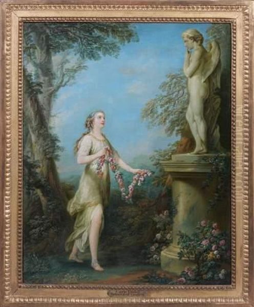 Offrande A L'amour Oil Painting by Carle van Loo