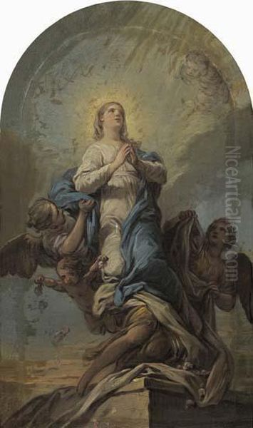 Assomption De La Vierge Oil Painting by Carle van Loo