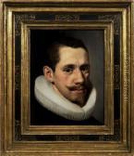 Portrait Eines Vornehmenherren Oil Painting by Michiel Jansz. Van Miereveldt