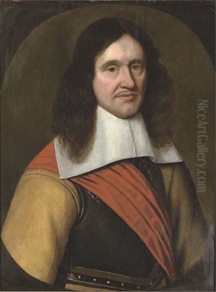 Portrait Of A Man Oil Painting by Michiel Jansz. Van Miereveldt