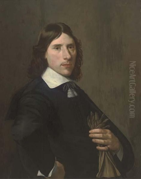 Portrait Of A Gentleman Oil Painting by Michiel Jansz. Van Miereveldt