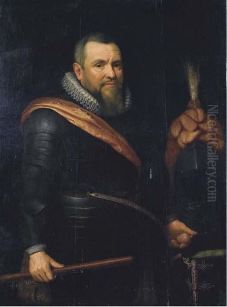 Ritratto Di Willem Lodewijk Oil Painting by Michiel Jansz. Van Miereveldt