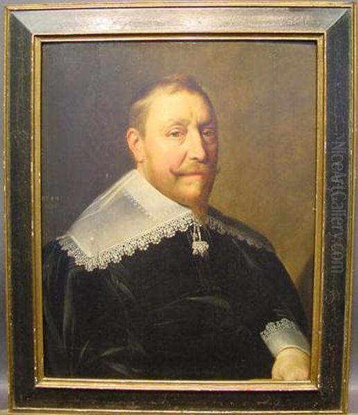 Portrait Of A Gentleman
Inscribed Oil Painting by Michiel Jansz. Van Miereveldt