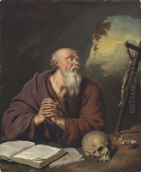 Saint Jerome Oil Painting by Willem van Mieris