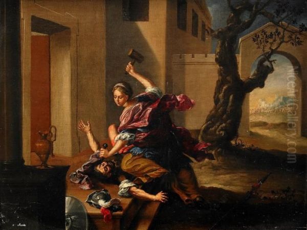 Sisaras Dod Oil Painting by Willem van Mieris