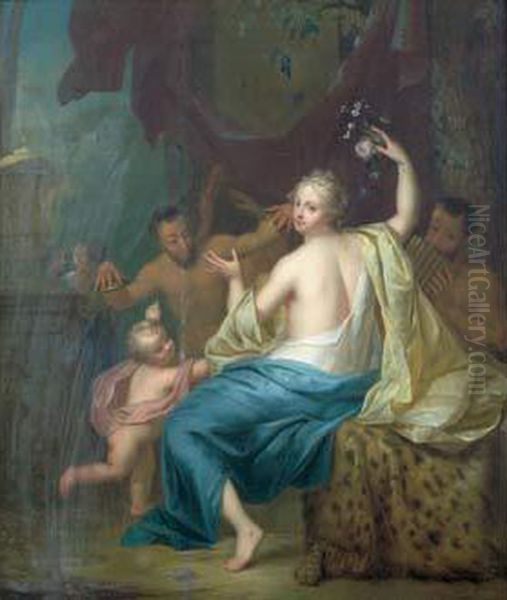 Bacchante Et Satyres Oil Painting by Willem van Mieris