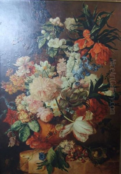 Bouquet A L'imperiale Oil Painting by Jan van Os