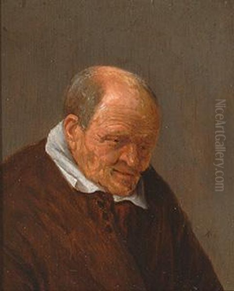 The Contemplation Oil Painting by Adriaen Jansz. Van Ostade