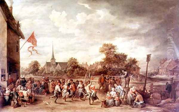 The Kermesse Oil Painting by David The Younger Teniers