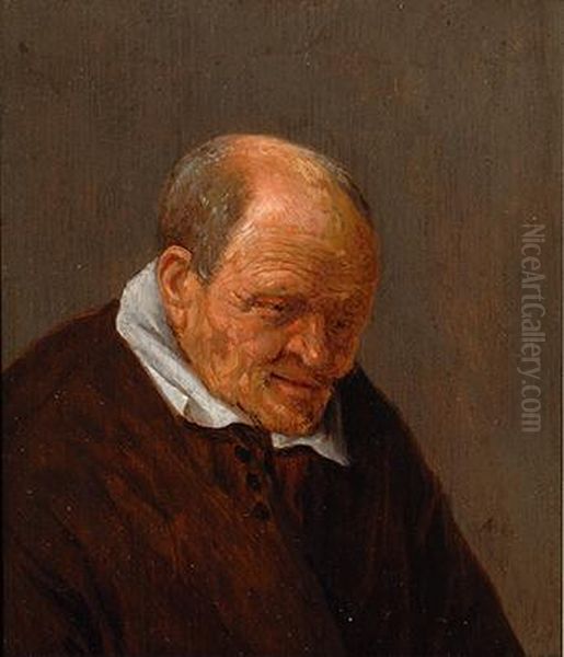 A Pensive Moment Oil Painting by Adriaen Jansz. Van Ostade