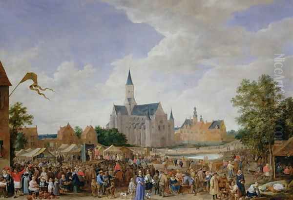 The Potters Fair at Ghent Oil Painting by David The Younger Teniers