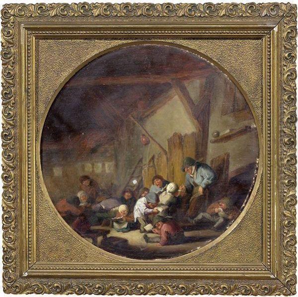 Gemaldesammlung Mainz Oil Painting by Adriaen Jansz. Van Ostade