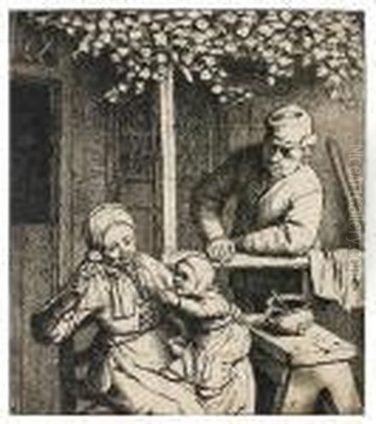 The Doll Oil Painting by Adriaen Jansz. Van Ostade