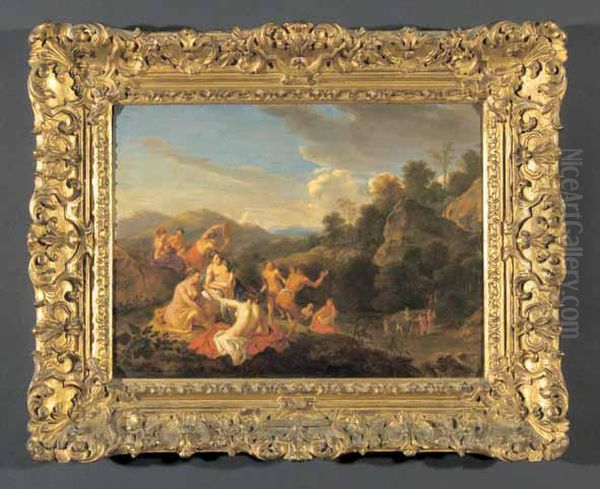 Scena Campestre Oil Painting by Cornelis Van Poelenburch