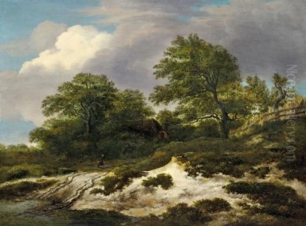 Dunenlandschaft Oil Painting by Jacob Van Ruisdael