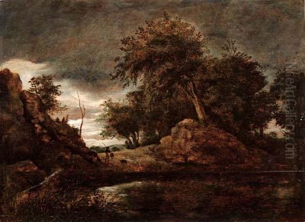 Paesaggio Oil Painting by Jacob Van Ruisdael