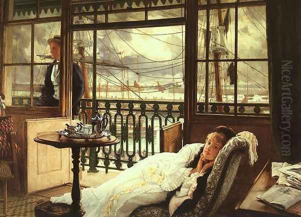 A Passing Storm Oil Painting by James Jacques Joseph Tissot