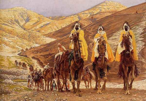 Journey Of The Magi Oil Painting by James Jacques Joseph Tissot