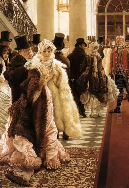 The Woman Of Fashion Oil Painting by James Jacques Joseph Tissot