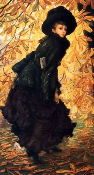 October 1877 Oil Painting by James Jacques Joseph Tissot