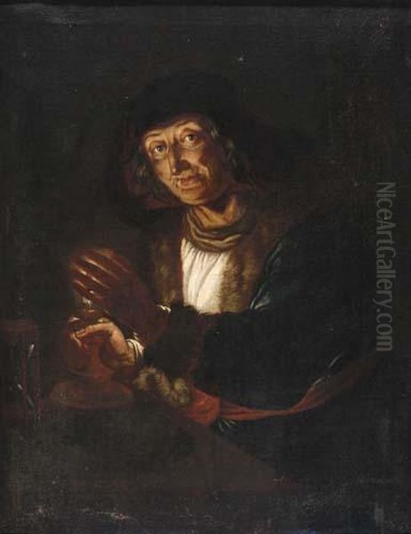 Untitled Oil Painting by Godfried Schalcken