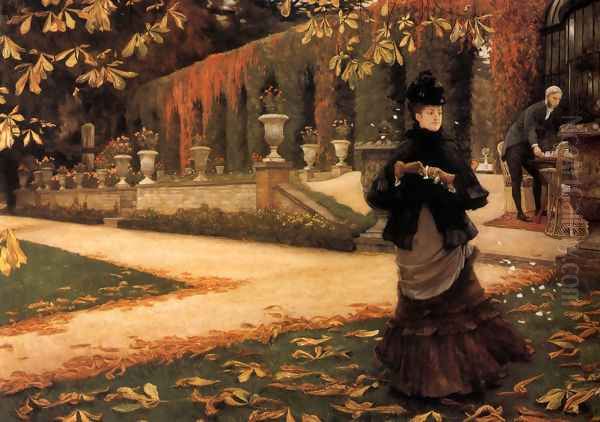 The Letter Oil Painting by James Jacques Joseph Tissot