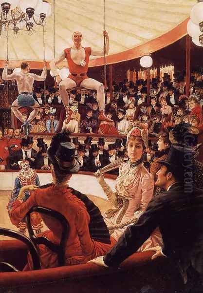 The Sporting Ladies Oil Painting by James Jacques Joseph Tissot