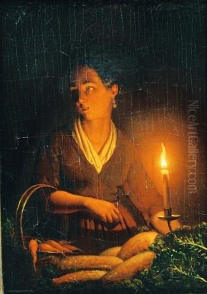 Untitled Oil Painting by Petrus van Schendel