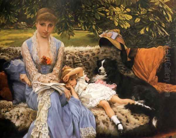 Quiet Oil Painting by James Jacques Joseph Tissot