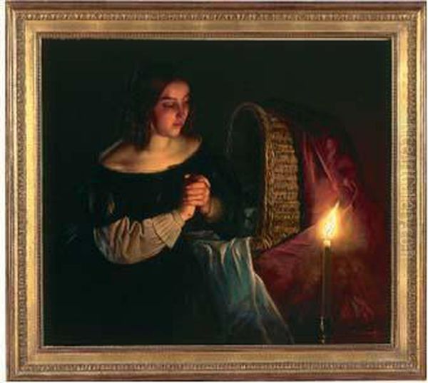 Huile Sur Toile Oil Painting by Petrus van Schendel