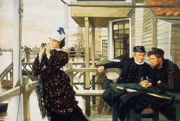 The Captain's Daughter Oil Painting by James Jacques Joseph Tissot