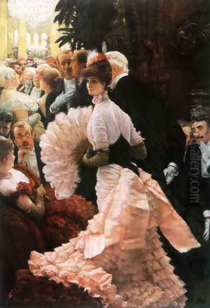 The Political Lady Oil Painting by James Jacques Joseph Tissot