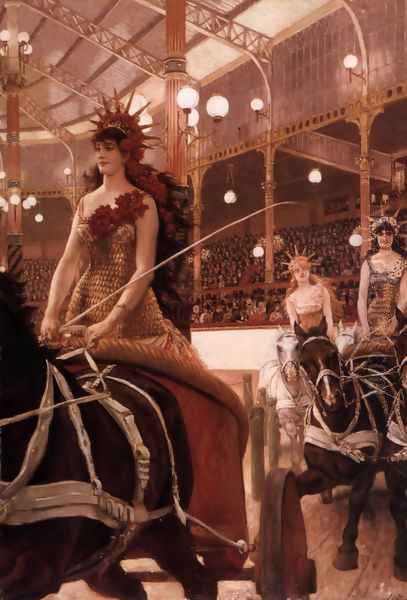 The Ladies Of The Cars Oil Painting by James Jacques Joseph Tissot