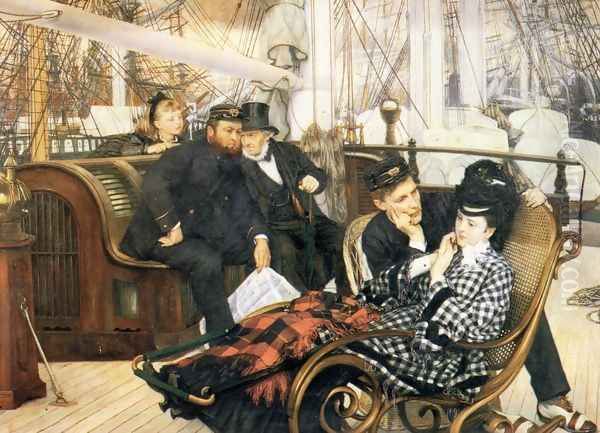 The Last Evening Oil Painting by James Jacques Joseph Tissot