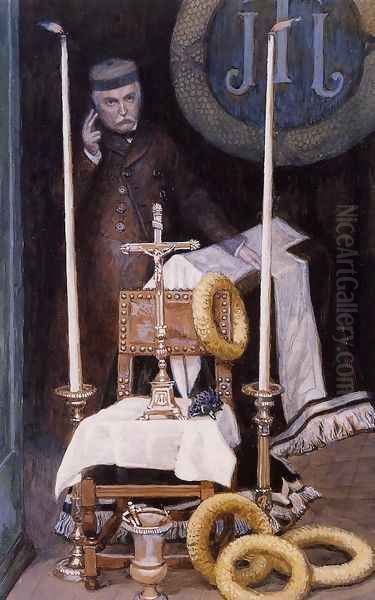 Portrait Of The Pilgrim Oil Painting by James Jacques Joseph Tissot